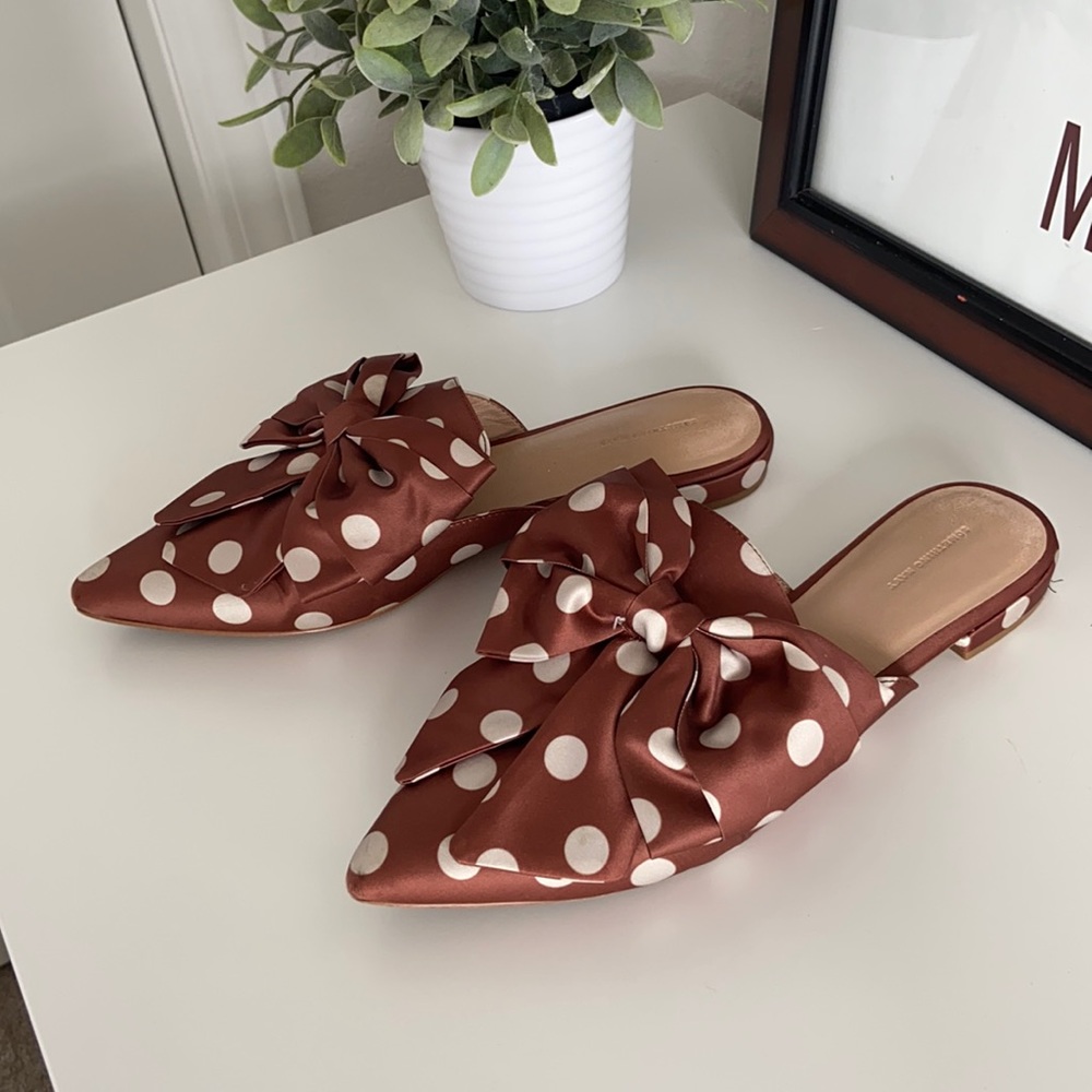 Something Navy Satin Mules